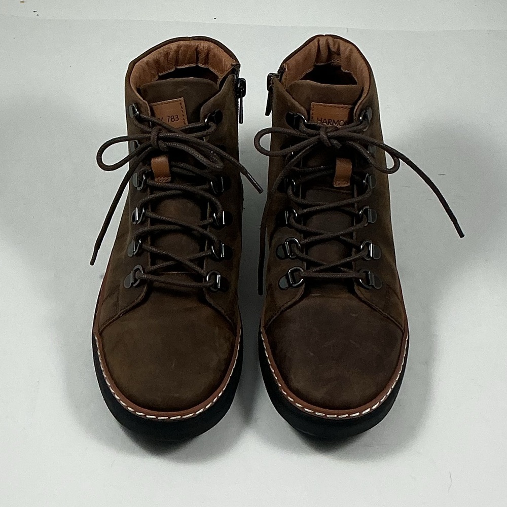 Harmony 783 Charlie High-Top Brown Leather Grounding Boots